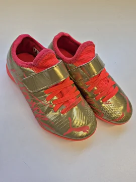 Chuteira Com Velcro Dourado Puma 26