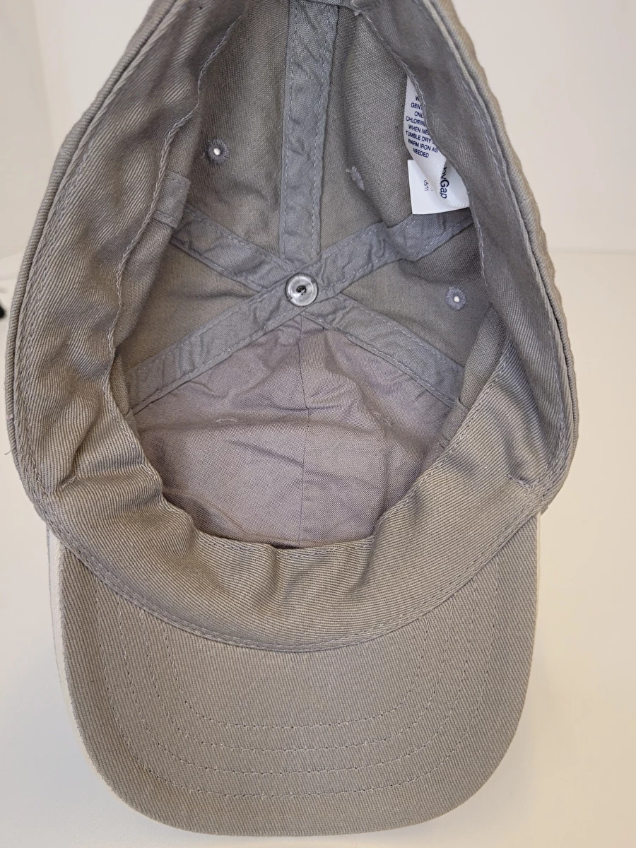Boné Algodão Com Elástico/ 46 Cm Cinza Gap