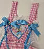 Fantasia Vestido Festa Junina Rosa Sem Marca 4 Anos