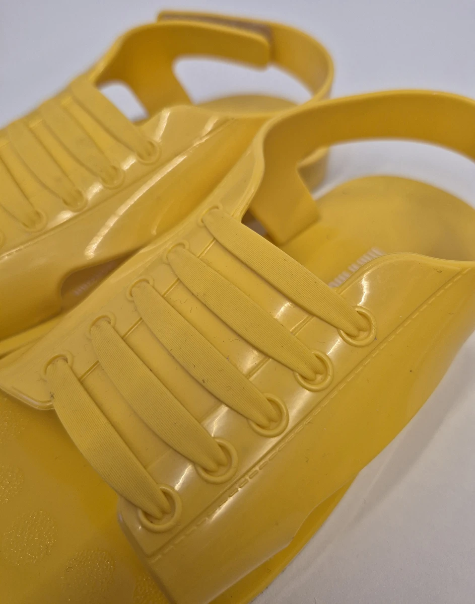 Sandália Com Velcro Amarelo Melissa 26-27