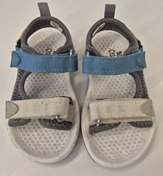 Sandália Com Velcro Cinza Osh Kosh 20