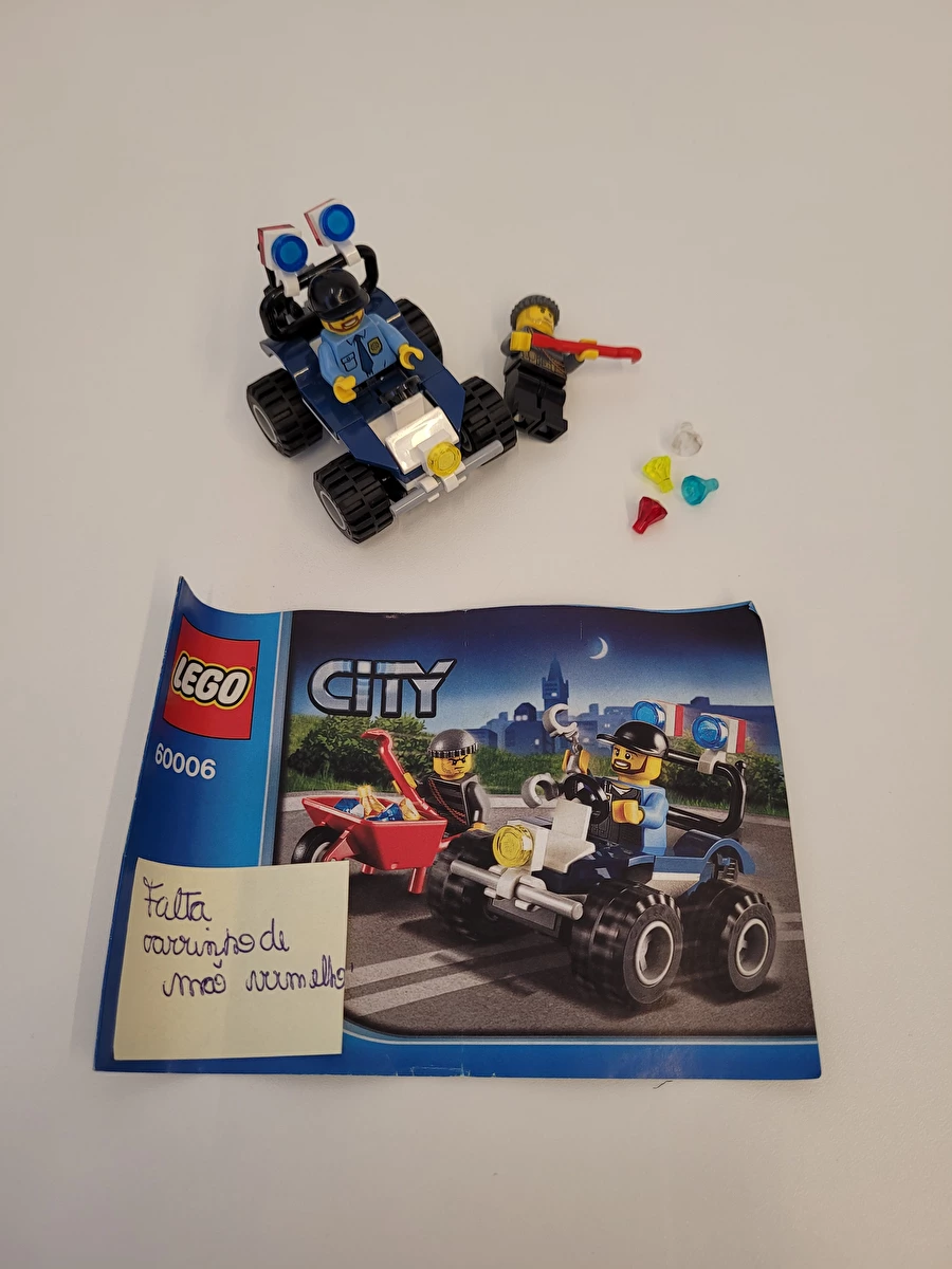 Encaixe 60006 City Azul Lego 5 Anos