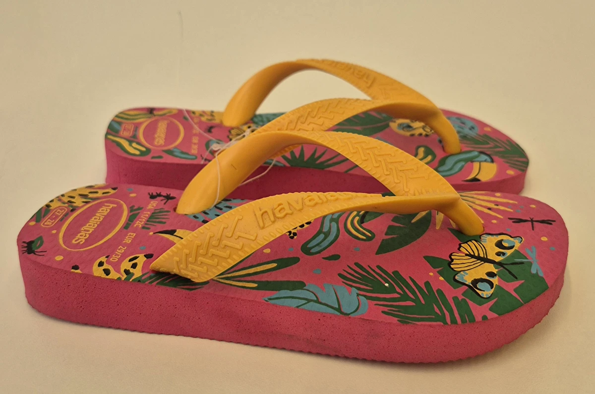 Chinelo Estampa Borboleta/Tigre/Nova Rosa Havaianas 27-28