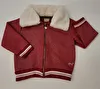 Jaqueta Com Zíper/Gola De Pêlo Vermelho Playground 2 Anos