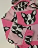 Vestido Manga Longa/Com Capuz Rosa Animê 1 Ano