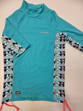 Camiseta De Proteção Poliamida Com Ajuste Azul Olaian 8 Anos