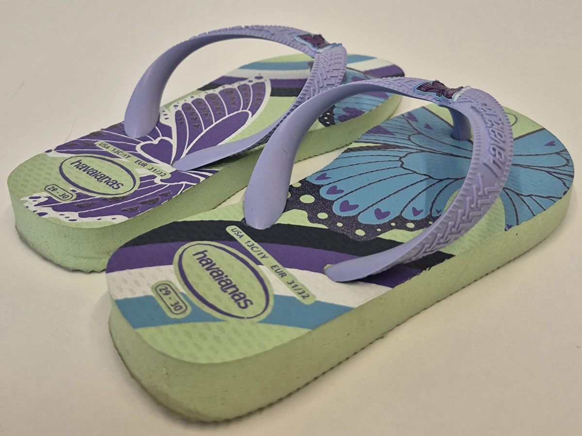 Chinelo Estampa Borboleta Lilás Havaianas 29-30