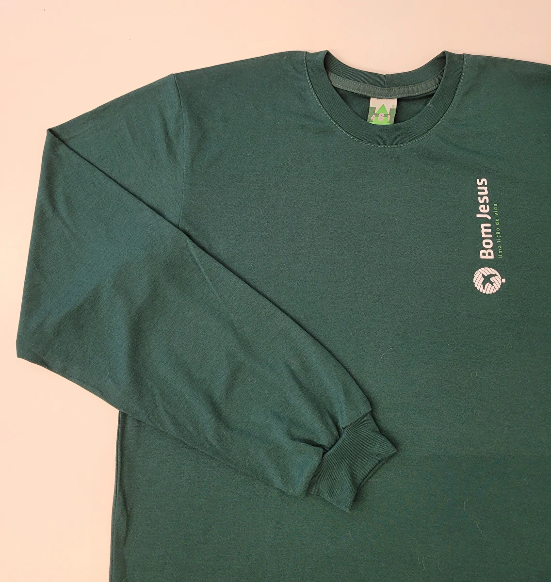 Uniforme Suéter Tipo Tricô Verde Bom Jesus 14 Anos