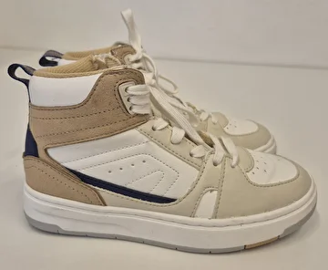 Tênis Cano Médio/Com Cadarço Branco Zara 29