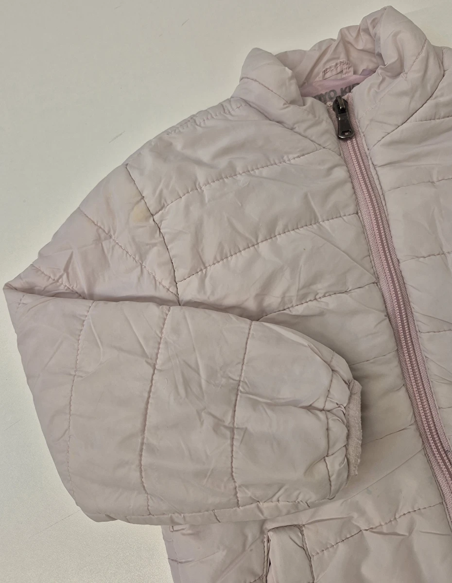 Jaqueta Com Zíper/Tipo Puffer Rosa Yoyo Kids 3 Anos