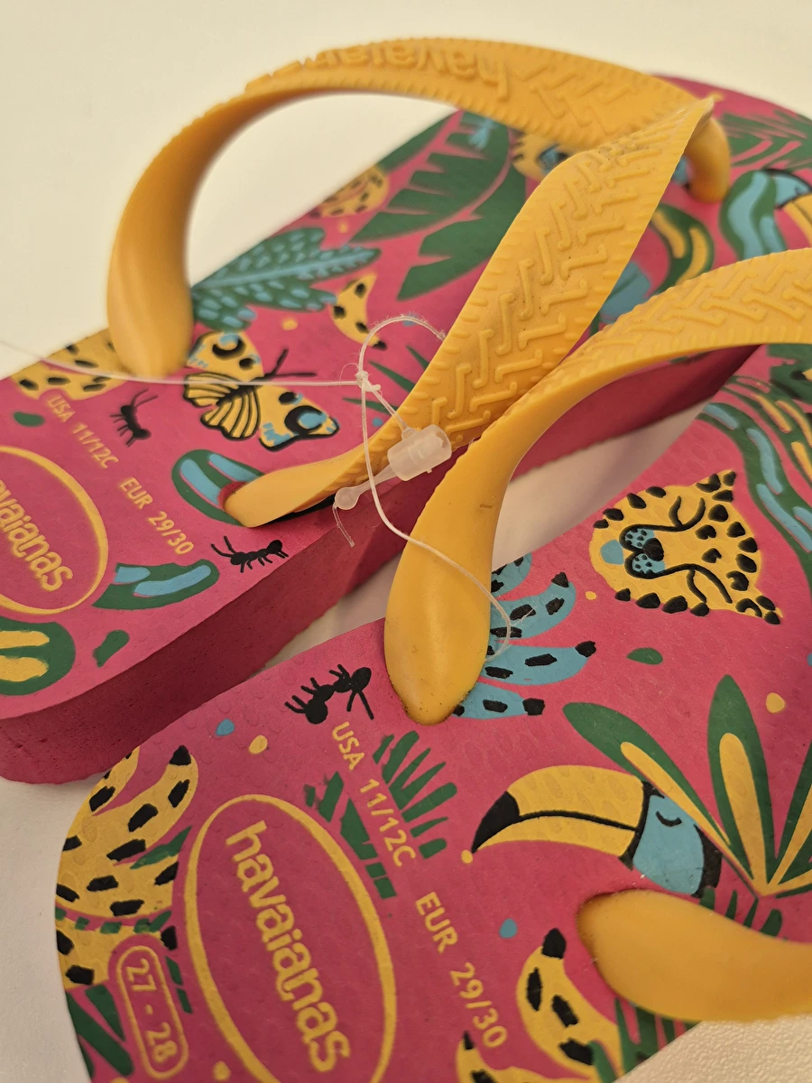 Chinelo Estampa Borboleta/Tigre/Nova Rosa Havaianas 27-28