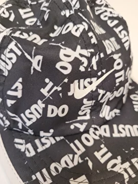 Boné Poliéster Com Velcro Atrás/Dri Fit Preto Nike