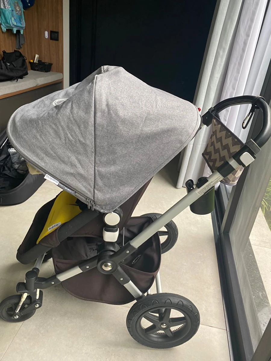 Carrinho Cameleon 3 Plus 2 Em 1 Versátil E Fácil Cinza Bugaboo