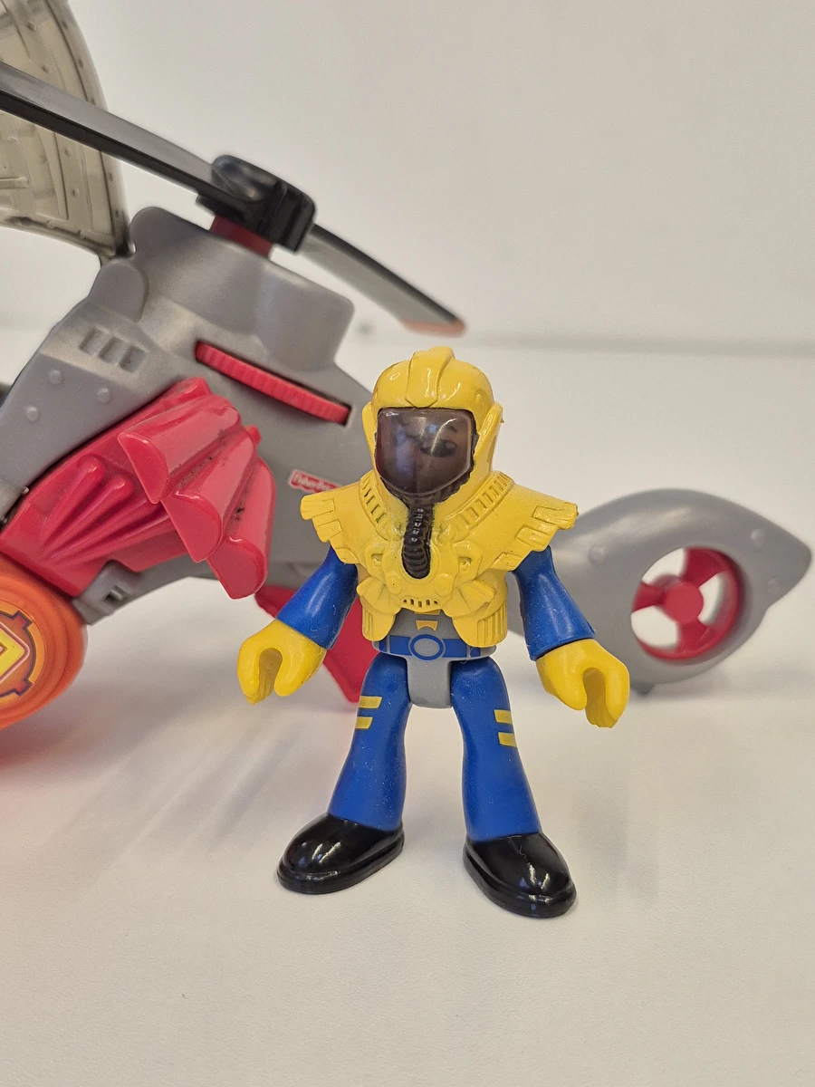 Helicóptero Articulado Cinza Fisher Price