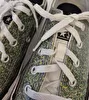 Tênis Com Cadarço/Com Gliter Verde All Star 30