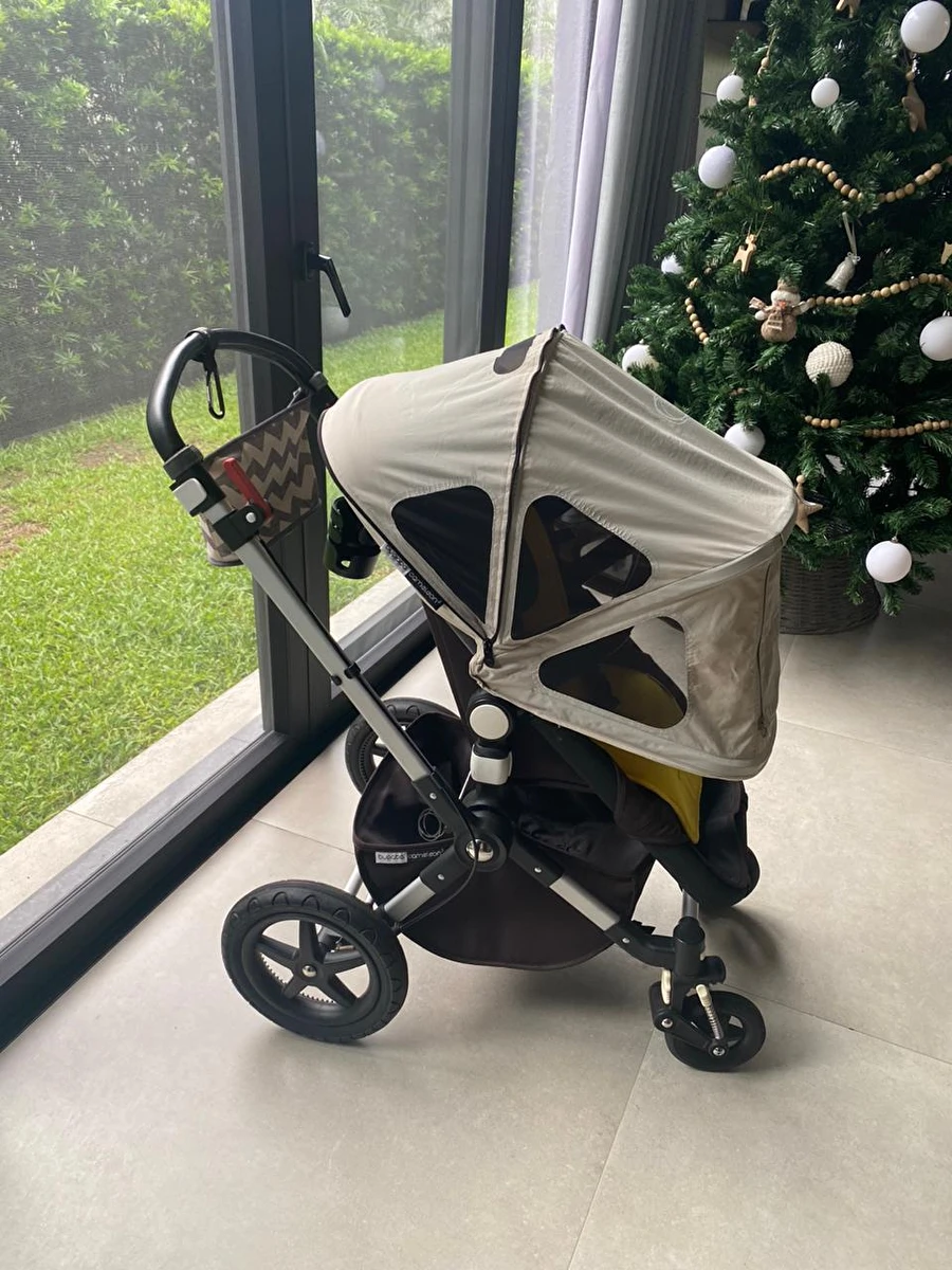 Carrinho Cameleon 3 Plus 2 Em 1 Versátil E Fácil Cinza Bugaboo
