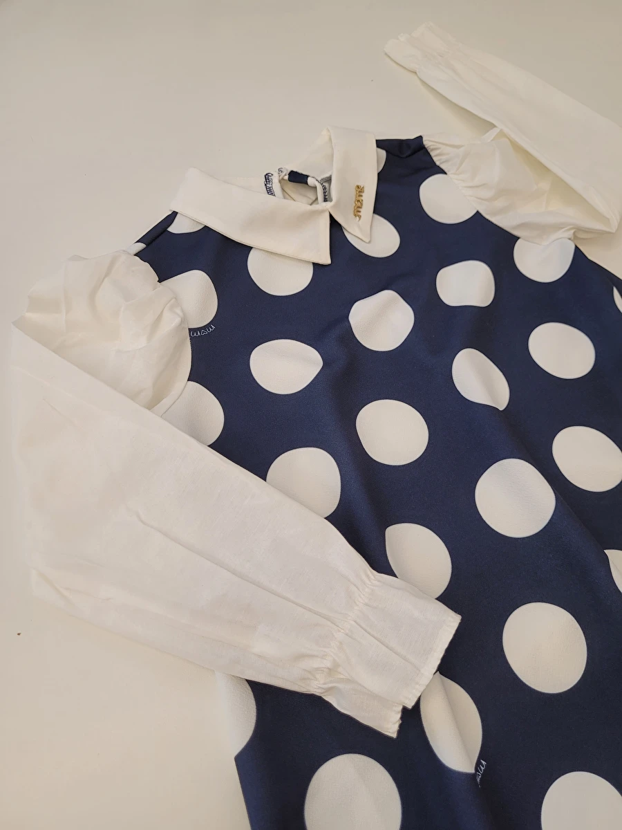 Vestido Novo Azul Momi 6 Anos
