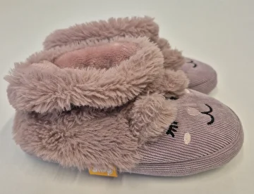 Pantufa Com Pêlos Rose Stuf 25-26
