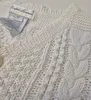 Cardigan Com 4 Botões/Tipo Tricô Branco Polo Ralph Lauren 6 Meses
