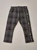 Calça Com Elástico Na Cintura/Xadrez Azul Chicco 2 Anos