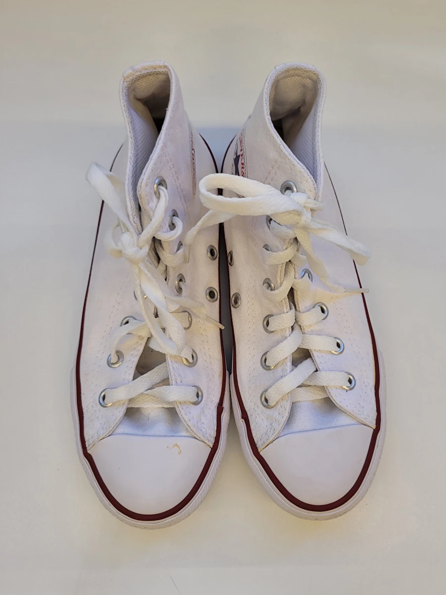 Tênis Cano Médio/Com Cadarço Branco All Star 32