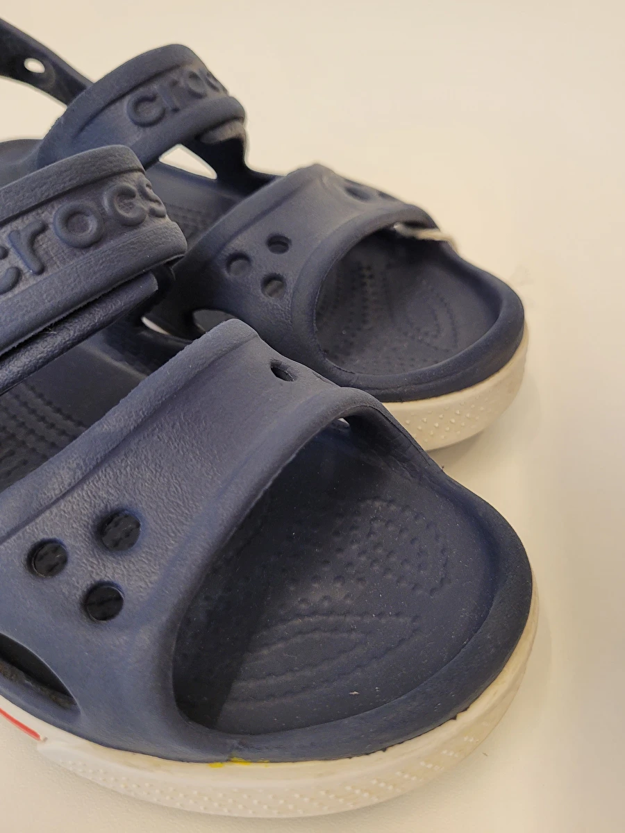 Sandália Com Velcro Azul Crocs C12