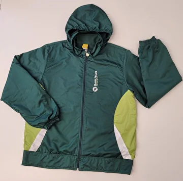 Uniforme Jaqueta Com Zíper E Capuz Verde Bom Jesus 14 Anos