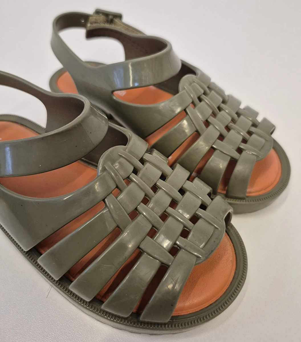 Sandália Com Velcro Verde Melissa 23-24