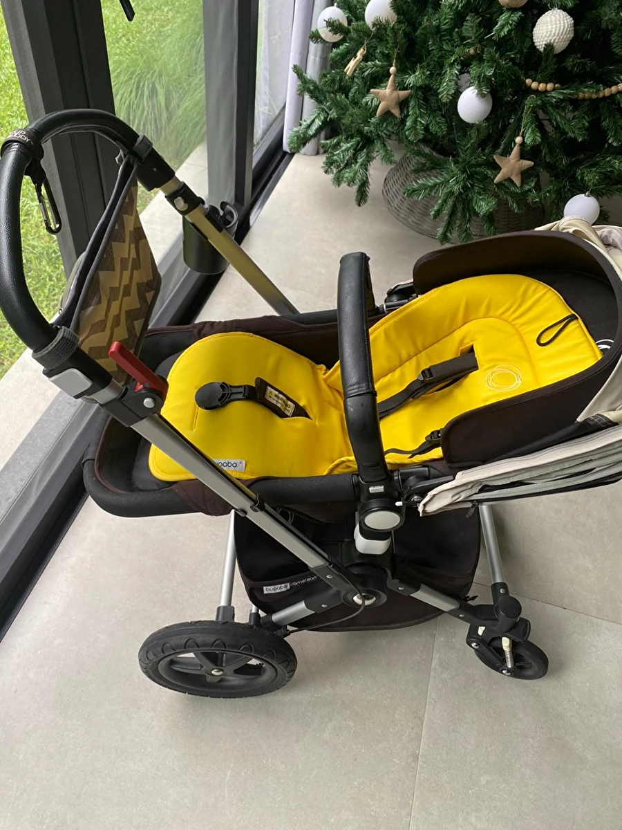 Carrinho Cameleon 3 Plus 2 Em 1 Versátil E Fácil Cinza Bugaboo