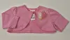 Bolero Manga Longa Com 1 Botão Rosa Youngland 6 Meses