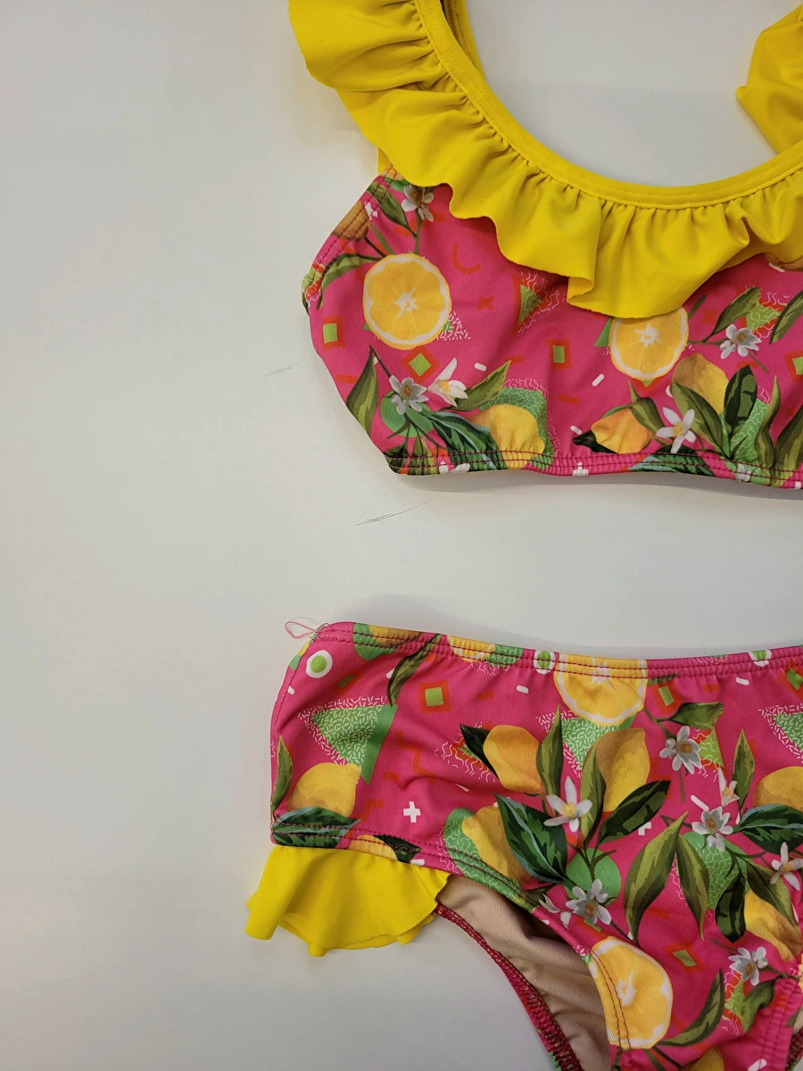 Biquíni Top Com Fechamento Nas Costas Rosa Acqua Lu 10 Anos