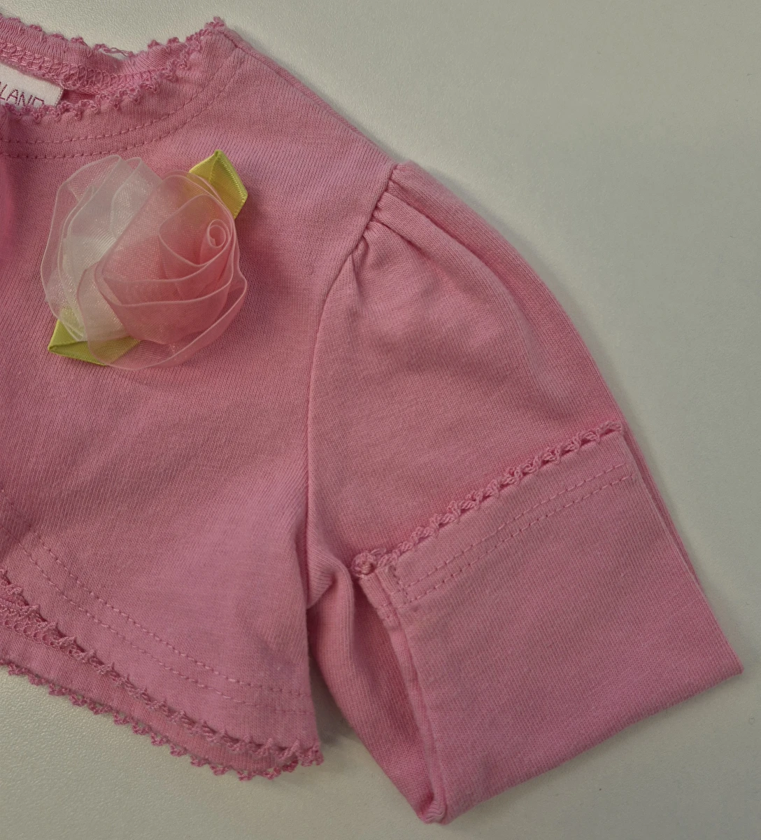 Bolero Manga Longa Com 1 Botão Rosa Youngland 6 Meses