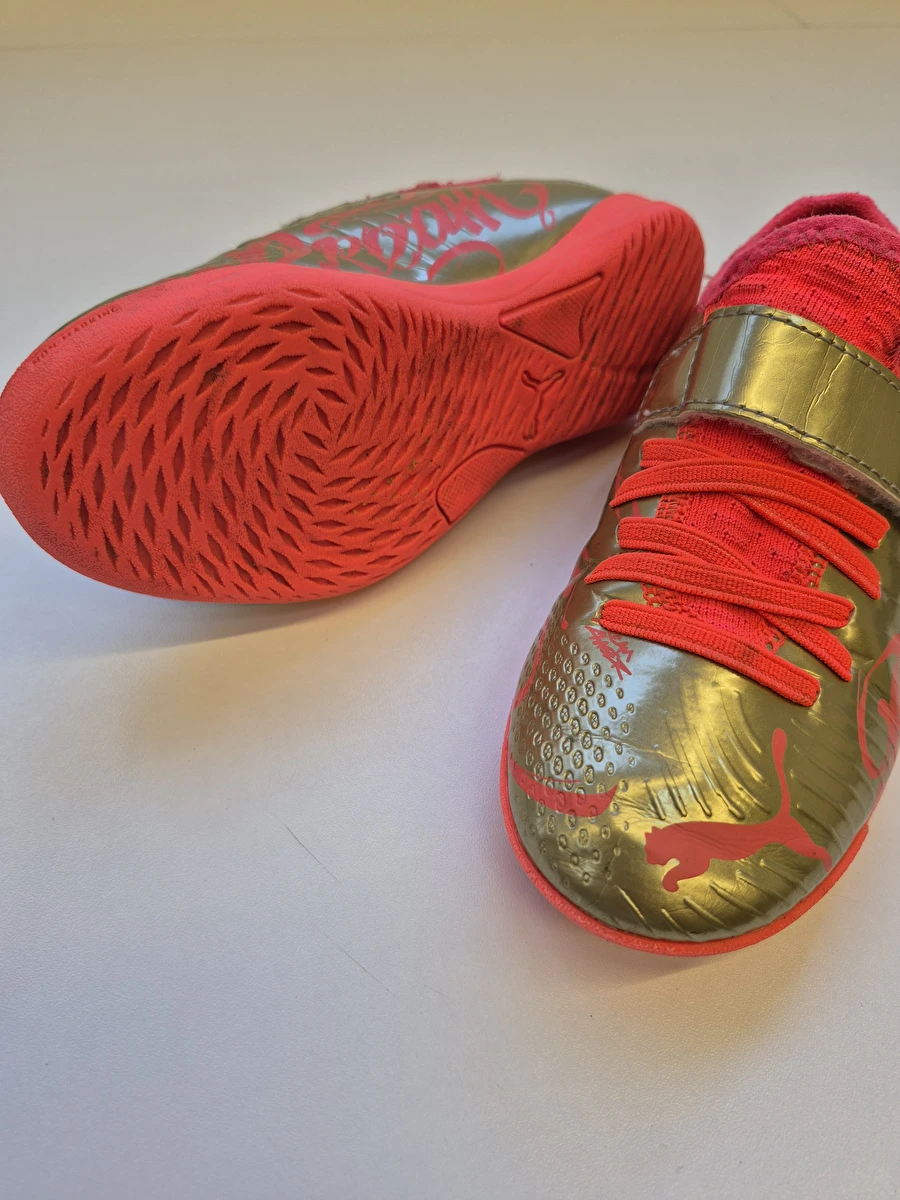 Chuteira Com Velcro Dourado Puma 26