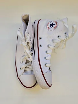Tênis Cano Médio/Com Cadarço Branco All Star 32