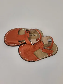 Sandália Com Velcro Telha Petit Cheval 19