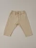 Conjunto Calça Bege/ Body Manga Longa/Suéter Tricô Azul Azul Nutti 0-3 Meses