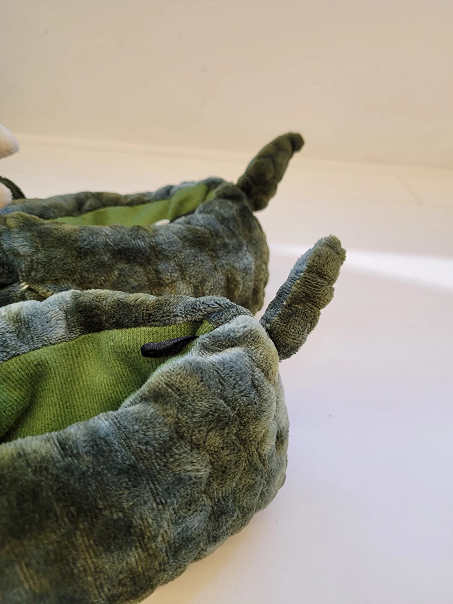 Pantufa Dinossauro Verde Sem Marca 30