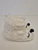 Pantufa Com Pelo Off White Sem Marca 19-20