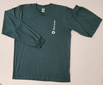 Uniforme Camiseta Manga Longa Verde Bom Jesus 14 Anos