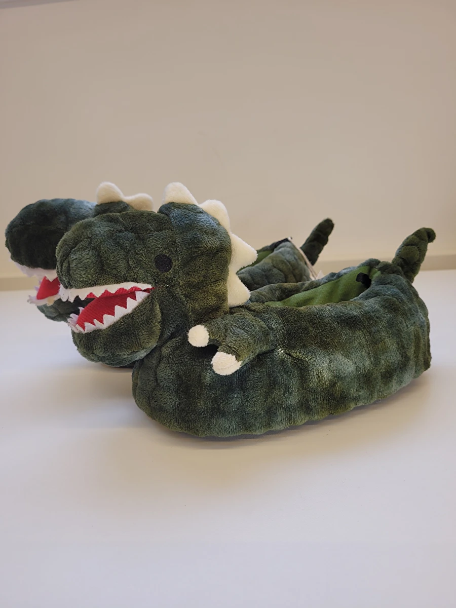 Pantufa Dinossauro Verde Palomino 29-30