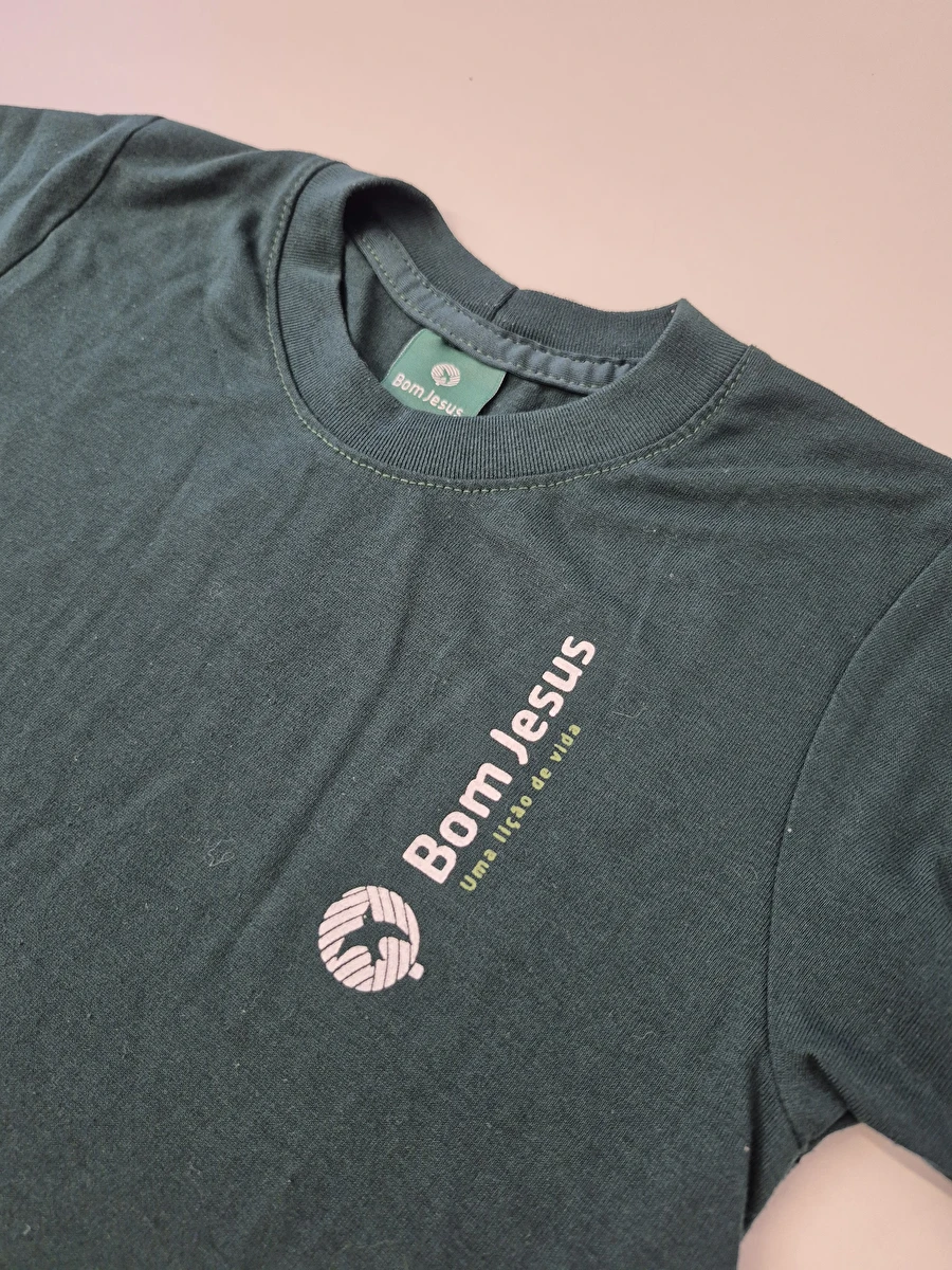 Uniforme Camiseta Manga Curta Verde Bom Jesus 6 Anos