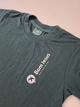 Uniforme Camiseta Manga Curta Verde Bom Jesus 6 Anos