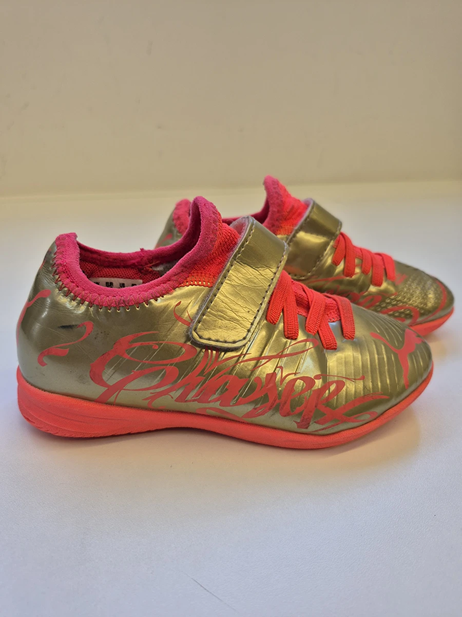 Chuteira Com Velcro Dourado Puma 26