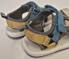 Sandália Com Velcro Cinza Osh Kosh 20