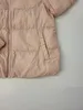 Jaqueta Com Zíper/Tipo Puffer Rosa Uniqlo 7-8 Anos
