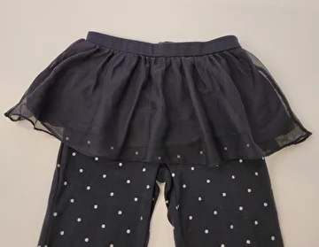 Calça Com Saia De Tule Acoplada Preto Carter's 2 Anos